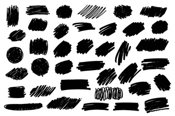 Marker, paint, ink brush stroke, text mark, frame.