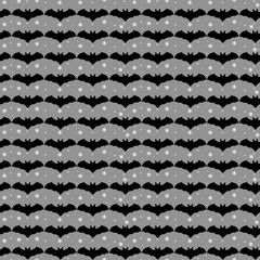 Fototapeta premium Seamless pattern with bats, background for halloween.