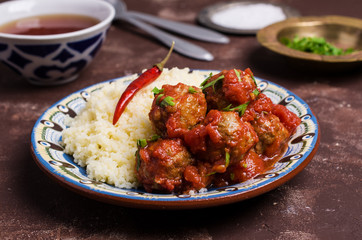 Traditional spicy meatballs