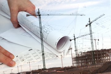 Arquitectura y construcción de viviendas.
Arquitecto y planos. Fondo de ingeniería y diseño de...