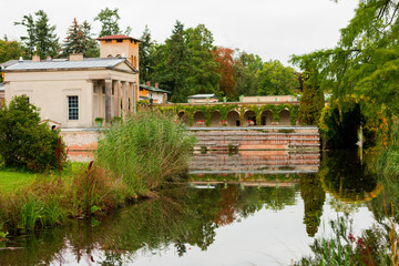 Obraz premium beautiful landscape with a lake