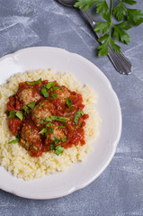 Traditional spicy meatballs