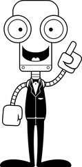 Cartoon Groom Robot Idea