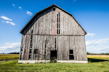 Obraz premium front of old barn