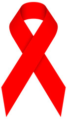 Red Ribbon HIV 3D
