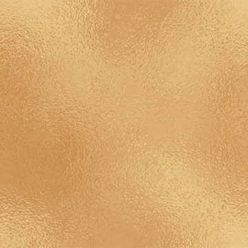 Metallic Golden Foil Texture. Ancient Gold Foil Square Vector Background. Vintage Golden Texture Swatch.