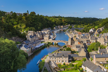 Village Dinan in Brittany - France