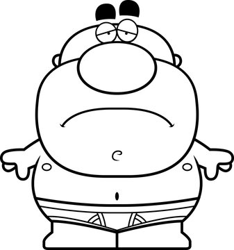 recommend clip art: Sad Man in Underwear