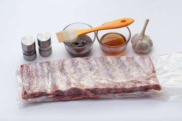 ribs in bag slow cooking sous vide