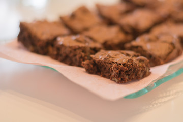 Dessert mit Schokolade