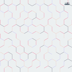 Graphic illustration with geometric pattern. Eps10 Vector illustration.