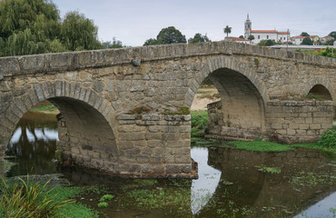 Fototapeta na wymiar Roman bridge, Arcos, Portugal
