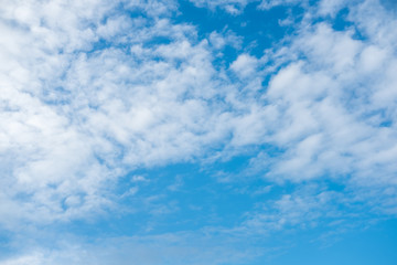 Blue sky with cloud