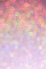  Abstract Christmas twinkled bright background with bokeh defocused lights . Lights Festive background concept.