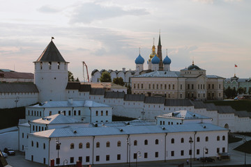 Northeast part of Kazan Kremlin. Tatarstan, Russia