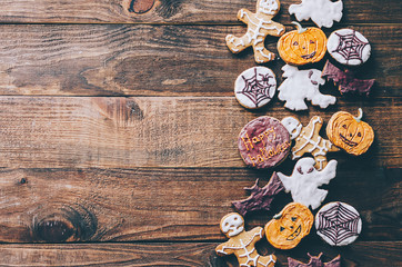Halloween Cookies On Table