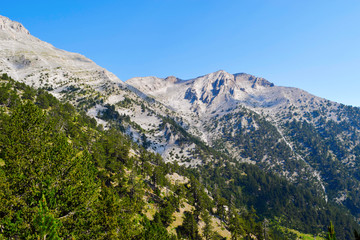 Fototapeta na wymiar Olympus mountain range.