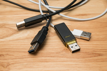 USB type A plugs and devices