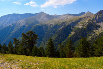 Olympus mountain range.