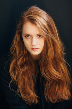 A beautiful young redhead