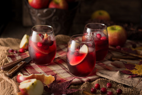 Apple Cranberry Cocktails