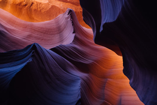 Colors in Antelope Canyon