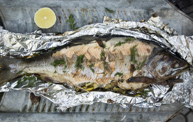 запеченная рыба