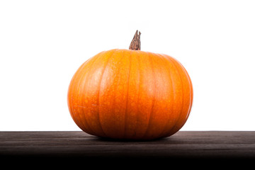 Halloween pumpkin on a white background