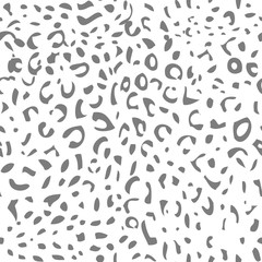 Leopard Skin Pattern. Animal Print for Textile Design / Vector Illustration