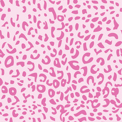 Fototapeta premium Leopard Skin Pattern. Animal Print for Textile Design / Vector Illustration