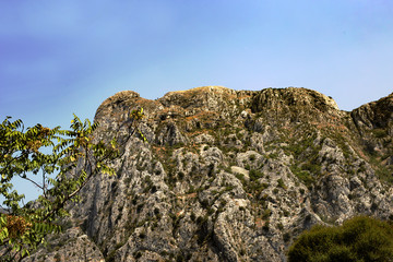 mountains, rocks
