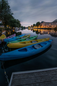 Canoe kayak on water