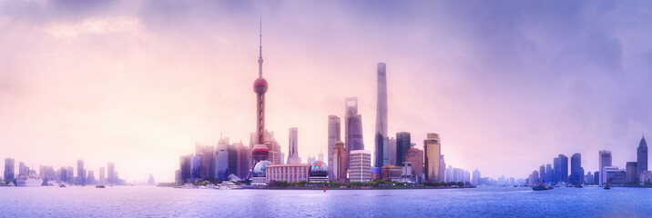 Shanghai skyline cityscape