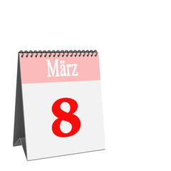 Weltfrauentag, 8.März, Kalender