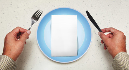 white blank for consumer
