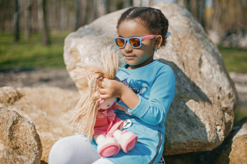 girl in park