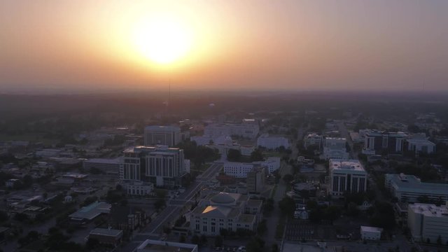 Aerial Alabama Montgomery July 2017 Sunrise 4K Inspire 2