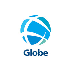 Fototapeta premium template logo design globe
