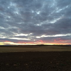 Obraz premium cloudy sky and sunset