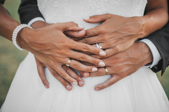 Hands of a Bride and Groom.
