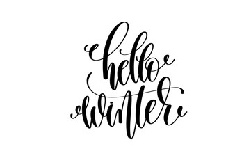 hello winter motivational and inspirational quote