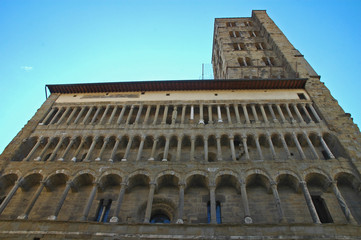 Fototapeta premium Arezzo, la chiesa della Pieve