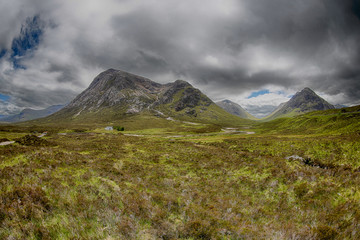 Obraz na płótnie Canvas Mountains of the Scottish Highlands