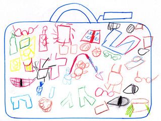 Ich packe meinen Koffer und nehme mit ....