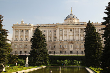 The Royal Palace of Madrid, Spain 