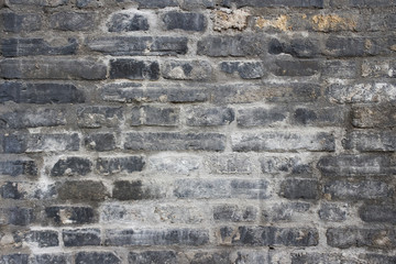 White brick texture. Grey brick wall texture background.
