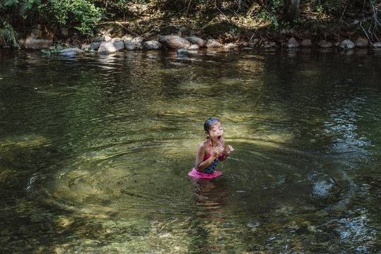 Cool Refreshing Dip In The River