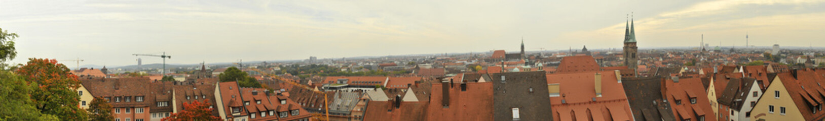 Naklejka na ściany i meble Nürnberg Panorama01