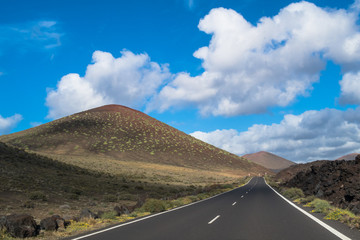 Recorriendo Lanzarote.