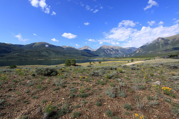 Fototapeta premium Beautiful Utah landscape of ranching country